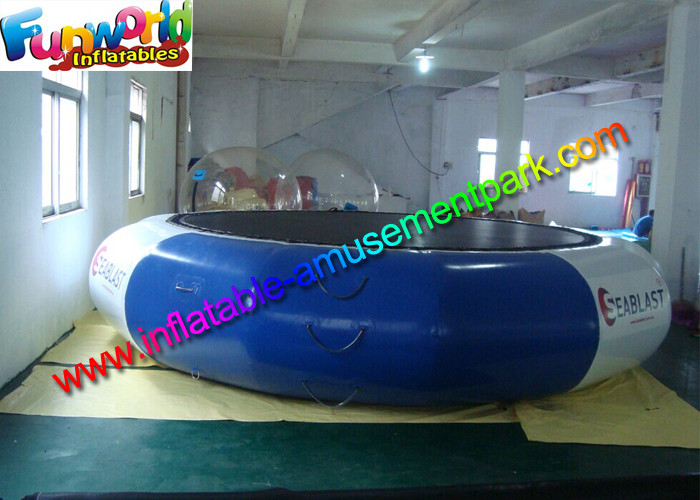 Plato Durable Inflatable Water Toys Jumping Trampoline With Small Platform