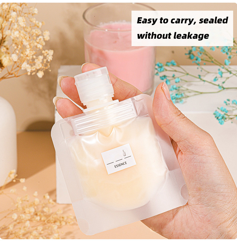 Spout 30ML 50ML 100ML Spouted Stand Up Pouch Matte Cosmetic Lotion Makeup Remover Refill Spray Nozzle Pump