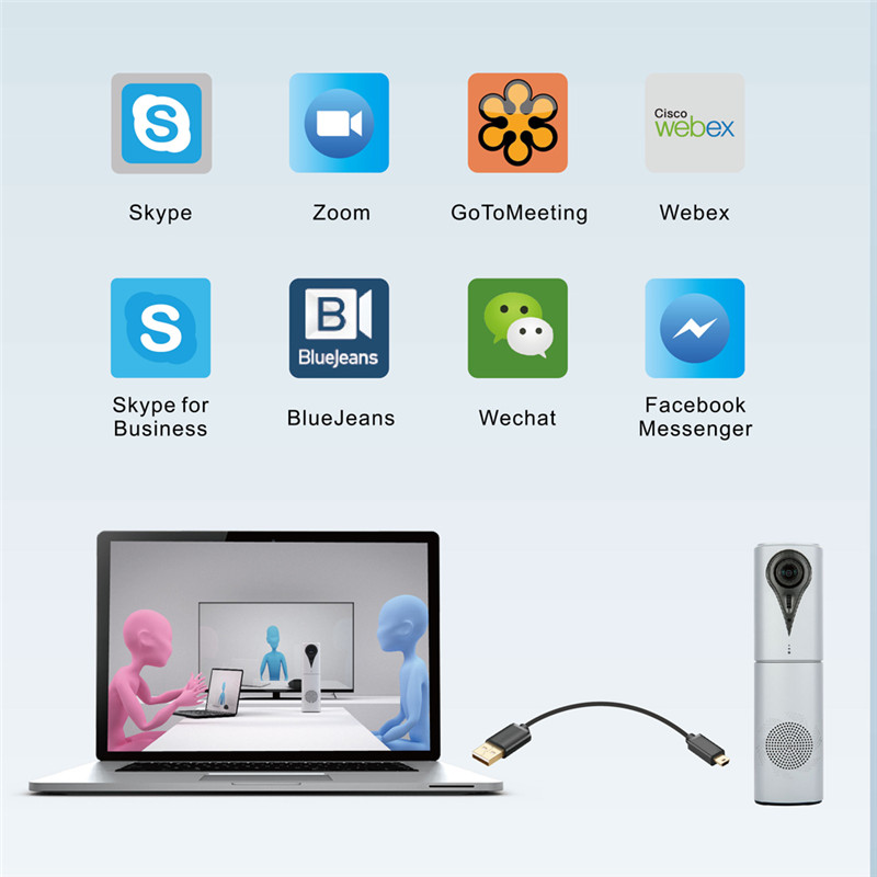 Portable all-in-one autofocus Camera Full HD 1080p usb laptop web cam camera for meeting