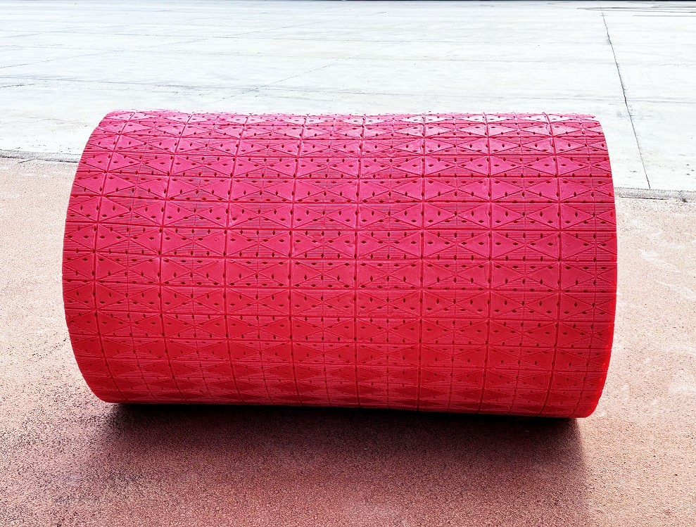 Weather Resistance Shock Pad For Artificial Turf Lawn Solution For EN15330 FIFA 2024 Sports Fields Construction