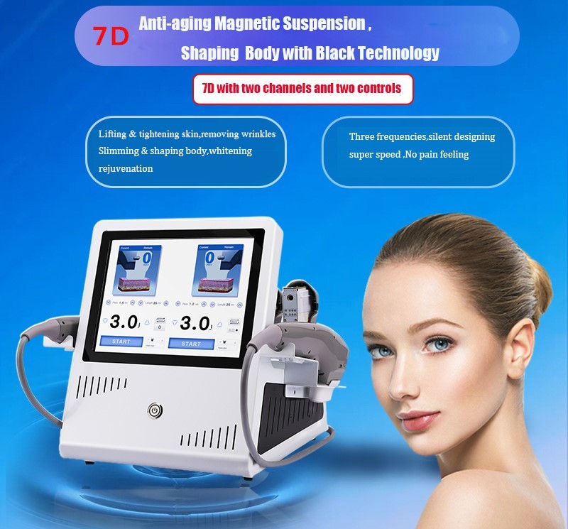 7d Hifu Equipment Portable Ultrasound Face Lifting Anti Wrinkle
