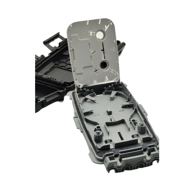IP68 Waterproof Fiber Optic Joint Box SC LC 4/8 Cores Singlemode PLC Splitter FTTX