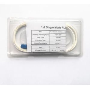 SC UPC 1x2 PLC Fiber Optical Splitter Length 0.5M 1M G657A