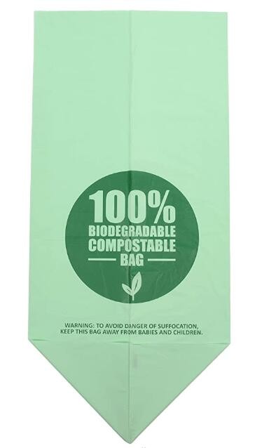 100% Environment Friendly Compostable Cornstarch Garbage Bags, GUARANTEED LOWEST PRICE! Eco-Friendly Plastic Bag, 100 %