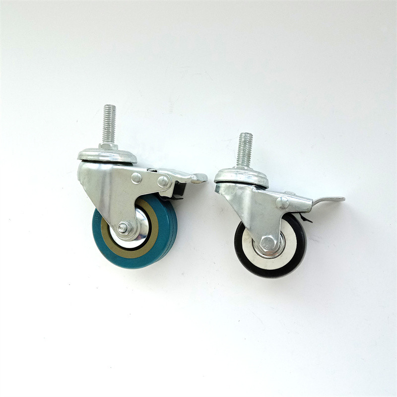 Industrial PVC Light Duty Caster Wheels For Refrigerator 500 Kg
