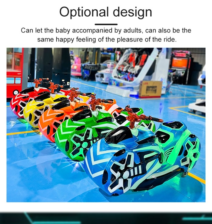 Floor Standing Mini Electric Kids Bumper Car Fengshen Motorcycle