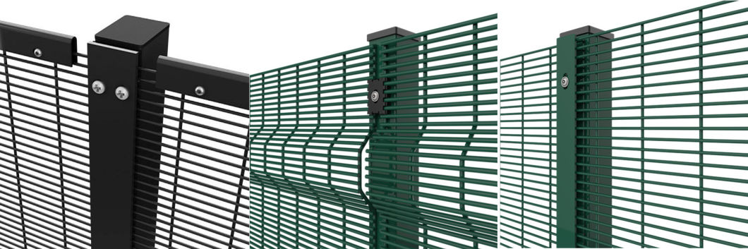 358 High Security Anti Climbing Garden Steel Welded Wire Mesh Fence Panel
