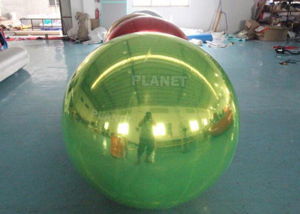 Giant Double Layer Sliver PVC Inflatable Mirror Ball Inflatble Mirror Balloon For Event Decoration