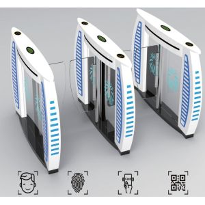  Sailboat Shaped Speed Gate Turnstile Access Security Gate for Safety Entrance &amp; Eixt Control Manufactures