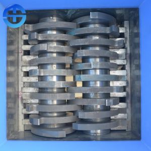 High Performance Dual Shaft Shredder Strong Shredding Force PLC Control System