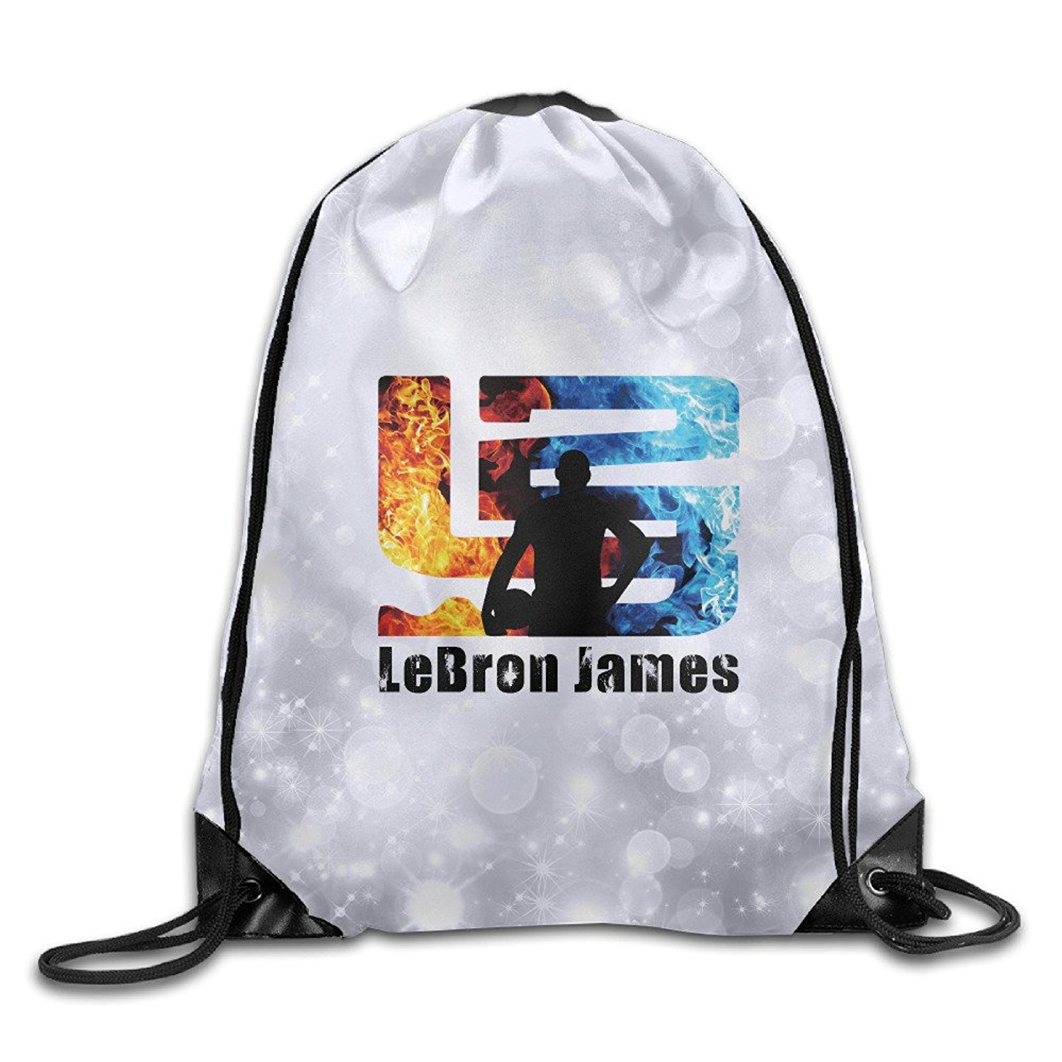 Custom Recycled Printed Cotton Canvas Duffel Drawstring Bag