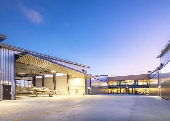 Insulated Steel Structure Hangar Snow Resistant Private Aircraft Hangar Steel