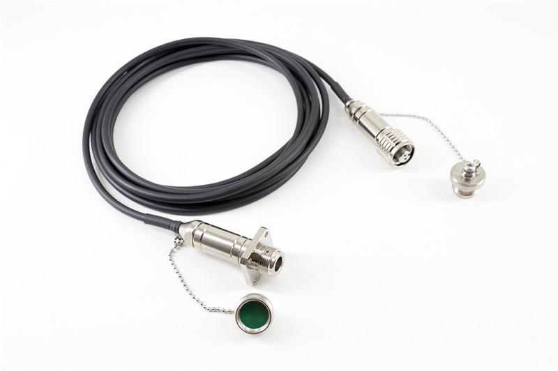 IP68 Fiber Cable Assembly Outdoor Waterproof 2 4 Fibers Plug / Socket To Duplex LC