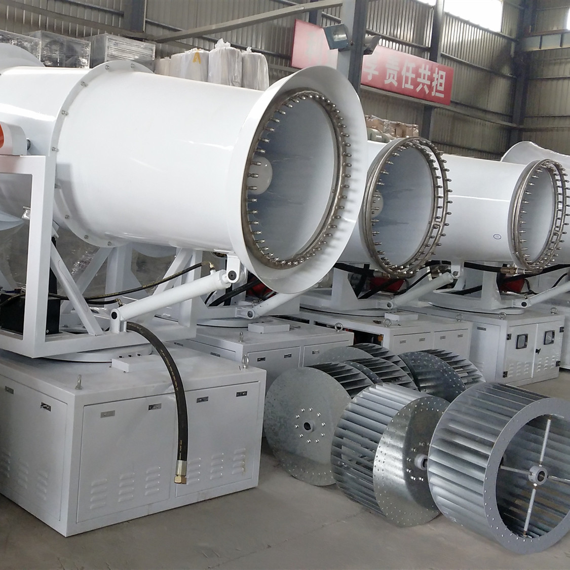 Yellow Demolition Dust Control Equipment , Pest Control Dust Suppression Sprays