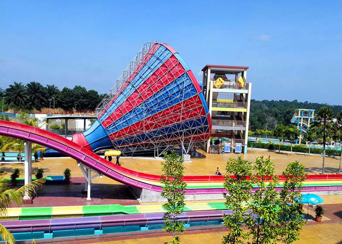  Super Tornado Slide And Trumpet Slides Pool Slide For Water Park Equipment For Sale Manufactures