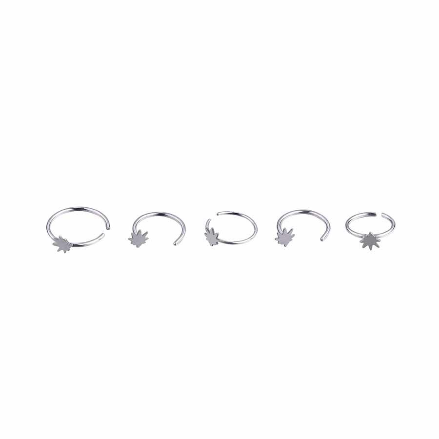316L stainless steel nose rings C shape piercing jewelry nose rings