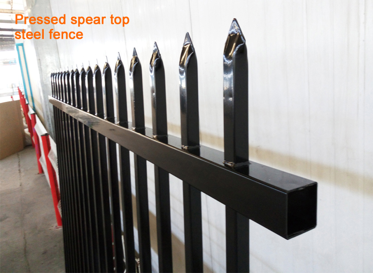 Crimped Press Top Security Residential Fencing Panels H1.8M*W2.4 Rails 50mm