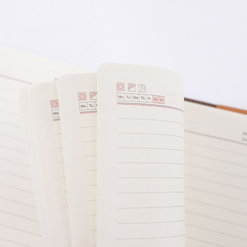 A5 Notebook Office Notepad with 44 Sheets Inner Pages Imitation Cloth PU Leather Cover