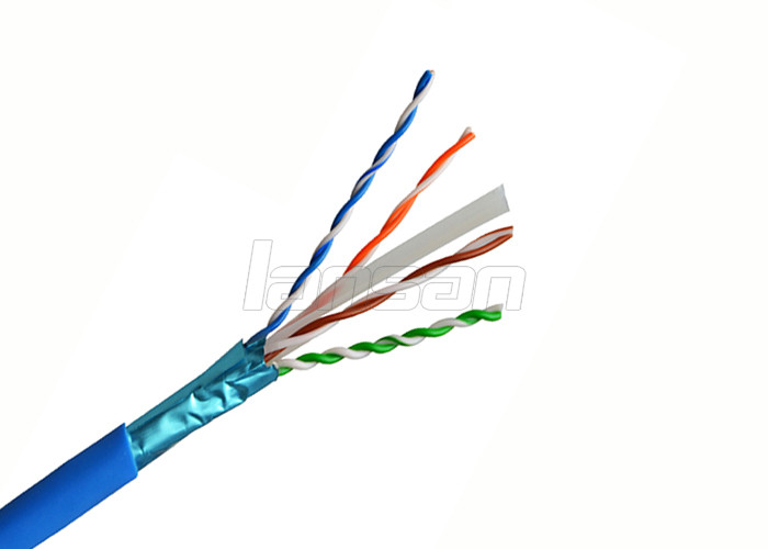 1000VDC HDPE Cat6 Lan Cable ETL FTP 4 Pair Shielded CCA Al Mylar