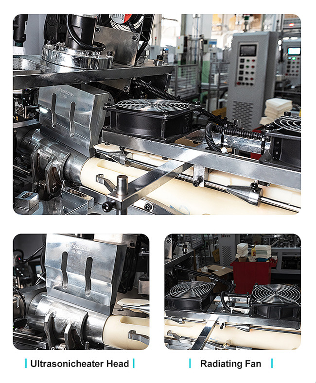 Double Wall Paper Cup Sleeve Machine Automatic Ultrasonic Cup Side Welding