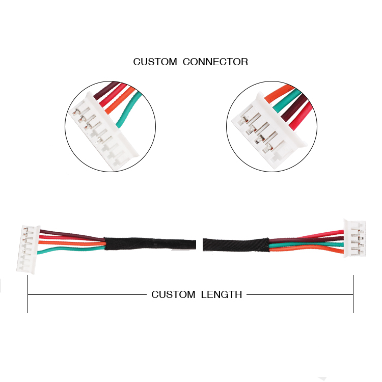 Jasper Lake LVDS Backlight Cable Jst Phr-8 To PHR-5 N5100 26AWG
