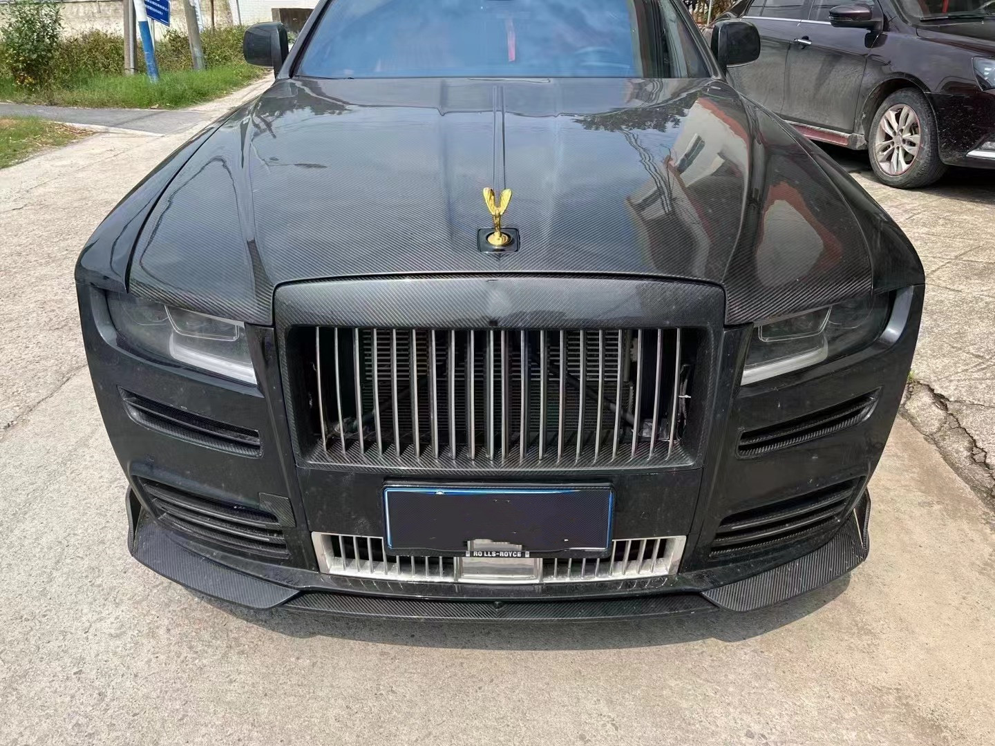 Auto Parts Ghost Body Kit Rolls Royce Front And Rear Bumper Hood 280MM