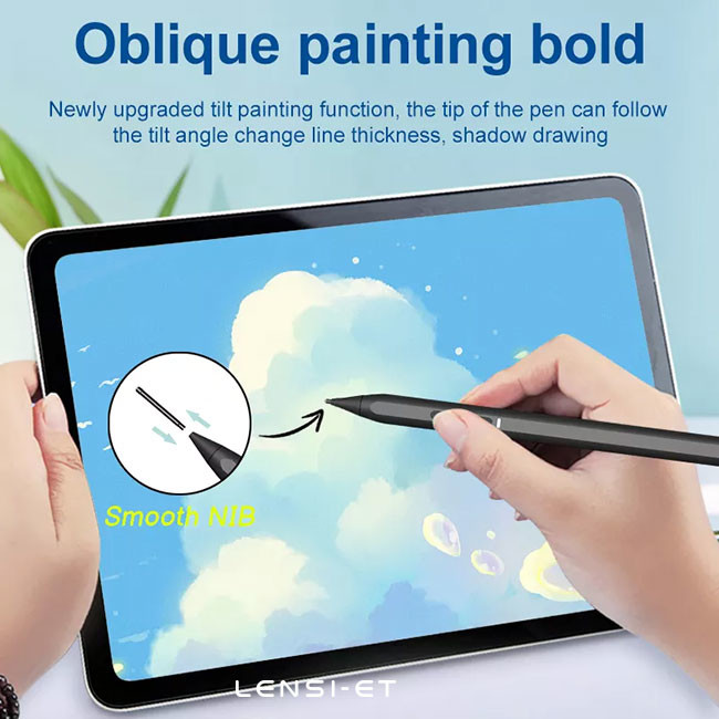 Capacitive Aluminum Stylus Pen Smoothly Drawing Tablet Pen Replacement