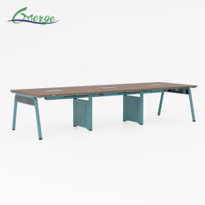 Conference Desk Office Conference Table with Capacity Options in Rectangular