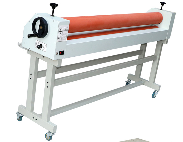 Electric Cold Roll Laminator 51inch with Foot Pedal Control and 130mm Roller Diameter