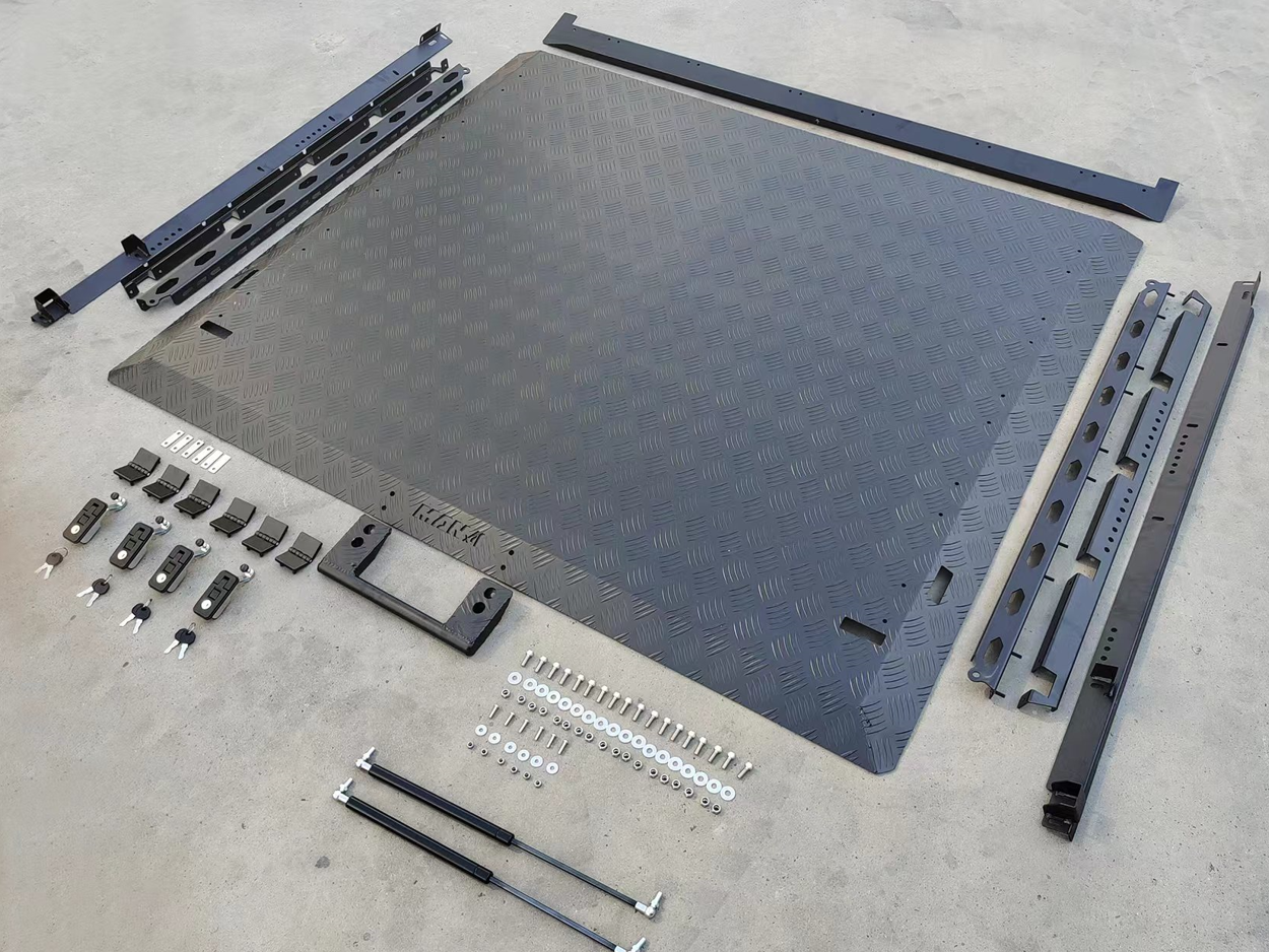 Ranger T6 T7 Pickup Tonneau Cover Aluminum Manual Roller Shutter Hard Lid for Market