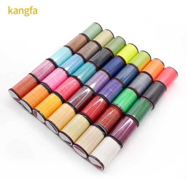 80 Colors 0.8mm Leather Sewing Wax Thread Plastic Cone Material for Handmade