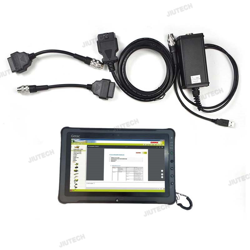 Getac F110 Tablet+FOR CLAAS System CDS 7.51 Plus CANBUS MetaDiag Agriculture Construction Truck Excavator CLASS Diagnostic Tool