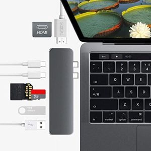 MacBook Pro Dock,Thunderbolt 3 Adapter USB C Hub for Apple MacBook Pro 2016 2017