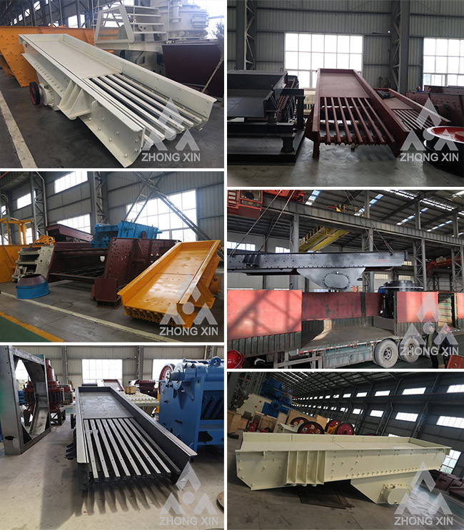 Zhongxin pembeli batu tembaga Stone Feeding Equipment Stone Vibrating Feeder
