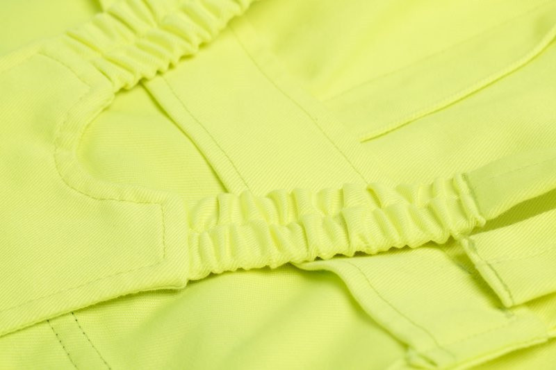 HIVIS Fire Retardant Bib Trousers , 99% cotton anti-statics fabric safety bib pants