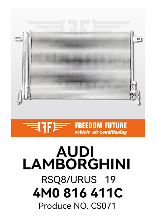 4M0-816-411C Condenser And Evaporator 19-23 Lamborghini Audi Q8 4.0L AC Condenser