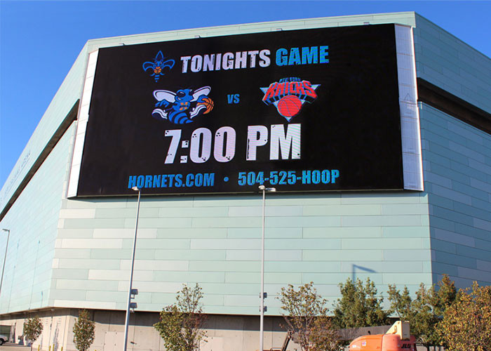Long Lifespan Outdoor Advertising Led Screens Led Video Display SPCC Cabinet Material