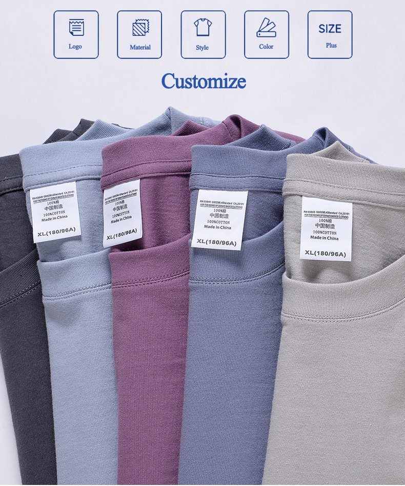 100 Cotton Blank T Shirts MACTING Woven 250 Grams 100% Heavy Weight