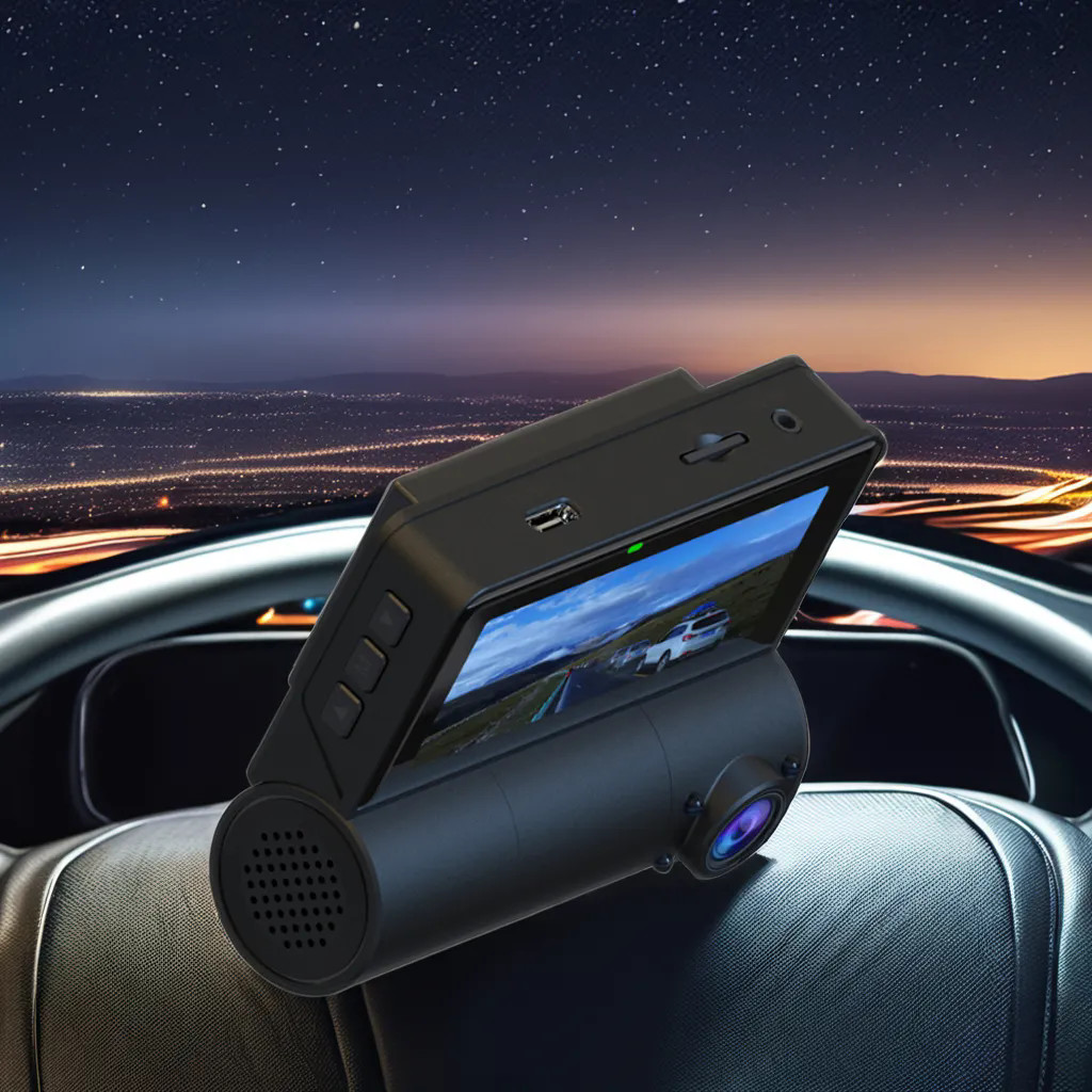1080P Full HD Car Camera DVR 3 Lens Rearview Mirror Driving Recorder 170 Wide Angle