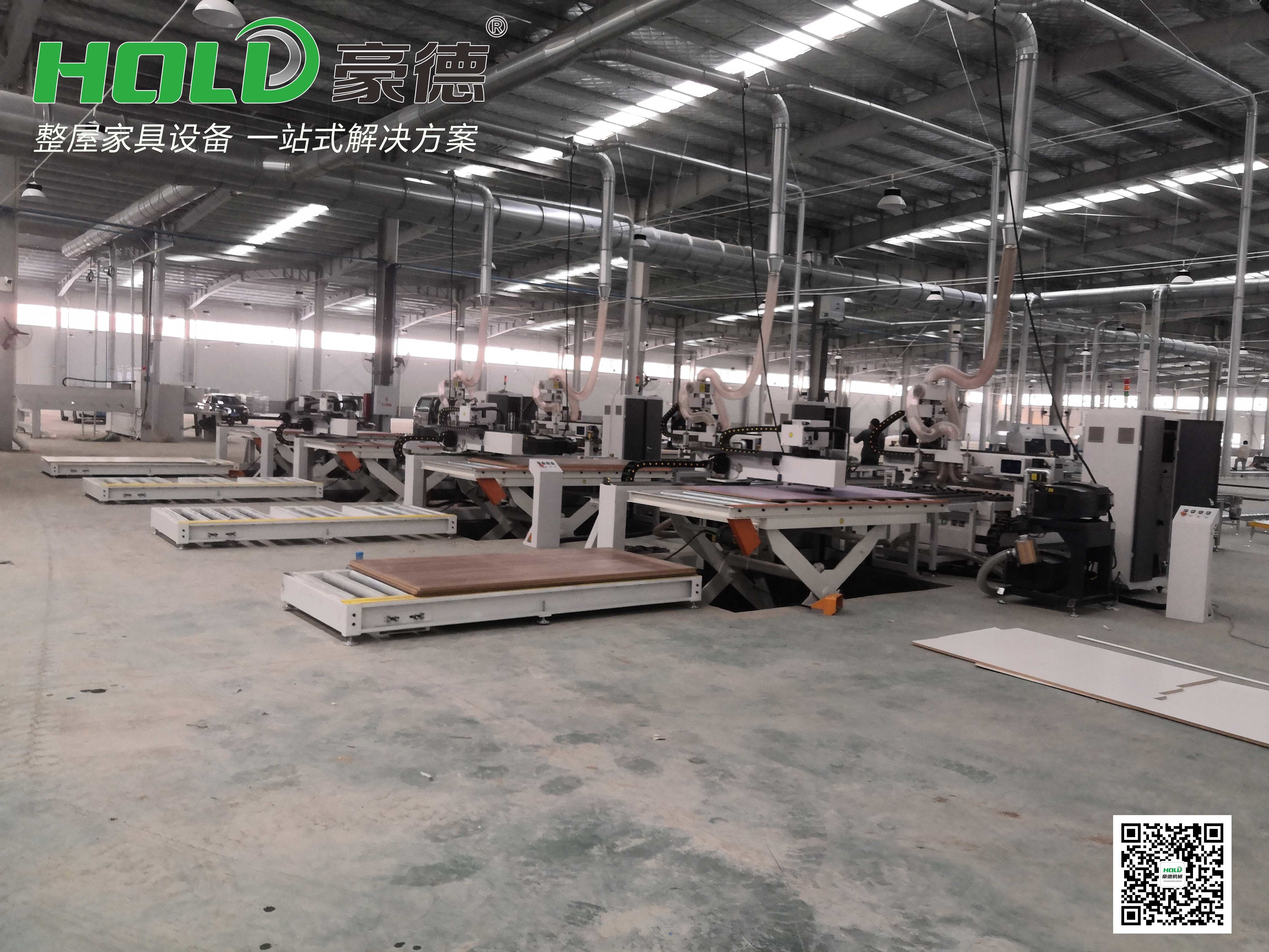 Four Single Sided Edge Banding Machine Edge Banding Production Line