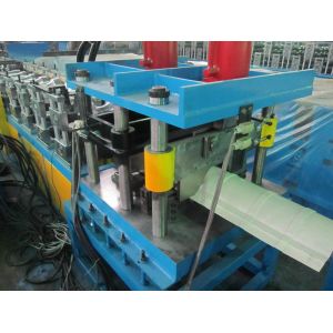 Low Noise Ridge Cap Roll Forming Machine Chain Transmission Roller Driven