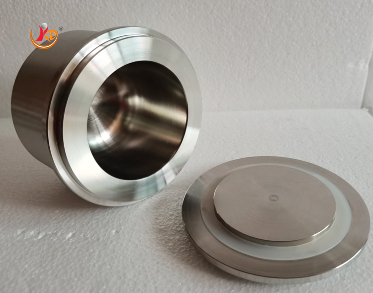 125ml Hardened Stainless Steel Mill Jars Customizable for retsch pm200 pm100 pm400