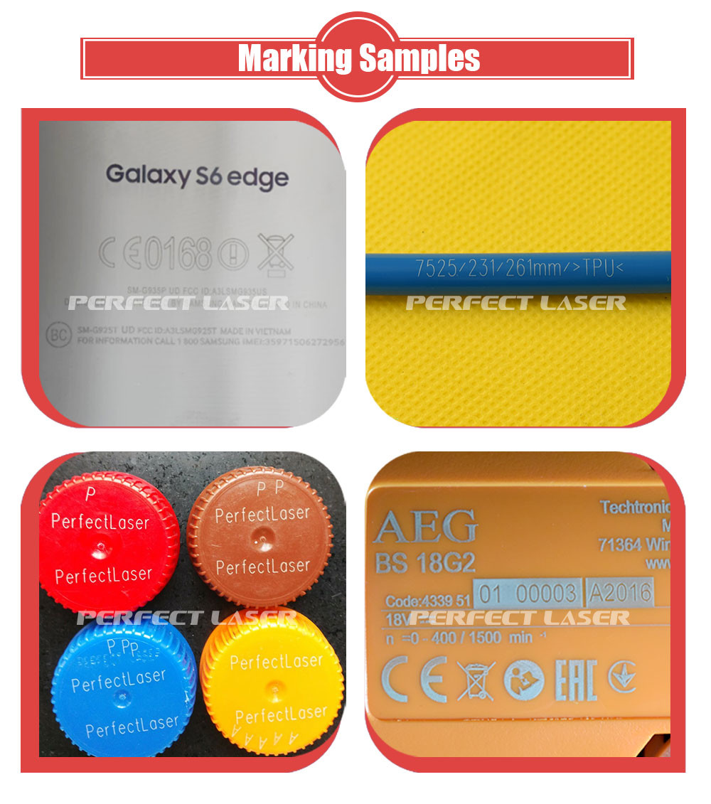 Working Format Optional UV Laser Marker Machine Fireproof With Closed Cabinet