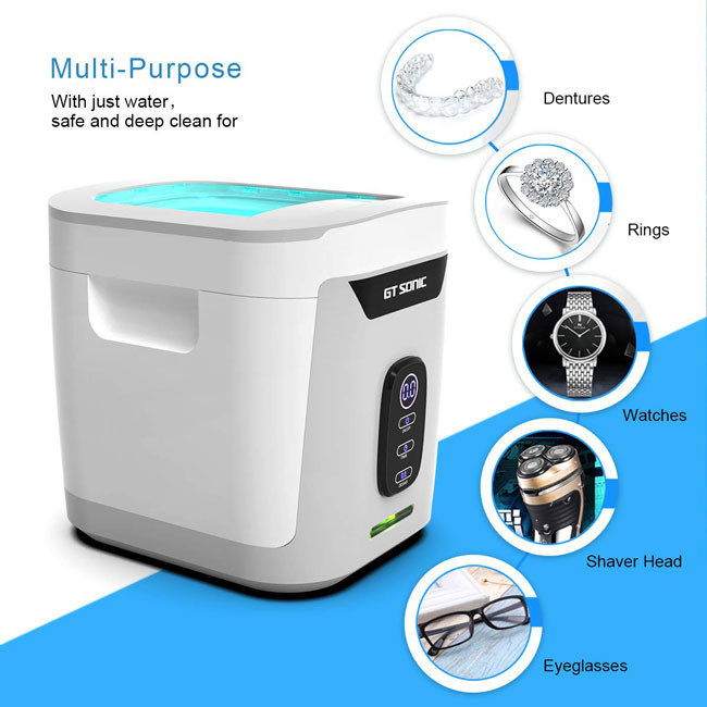 35w Power Ultrasonic Cleaning Vegetables Fruits Cleaner With 1300ml Detachable Tank