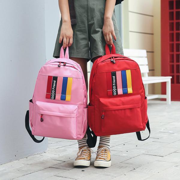 European and American style backpack male large capacity student bag for lovers
