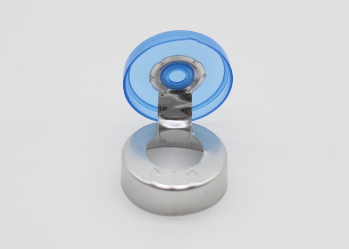 20mm Medical Injection Vial Caps Transparent Blue Color SGS Certificated