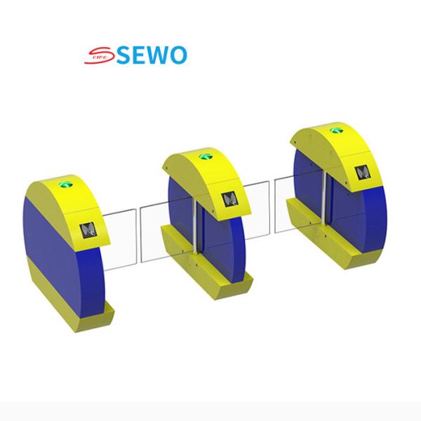 Mini Boon Edam Full Height Turnstile Security Systems Barcode Card Swing
