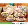 Buy cheap Outdoor Indoor Bamboo Fiber Dinnerware , Unbreakable Waterproof Bamboo from wholesalers