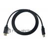 Buy cheap Black DisplayPort 1.2 Cable Length Customized With Latches REACH Compliant from wholesalers