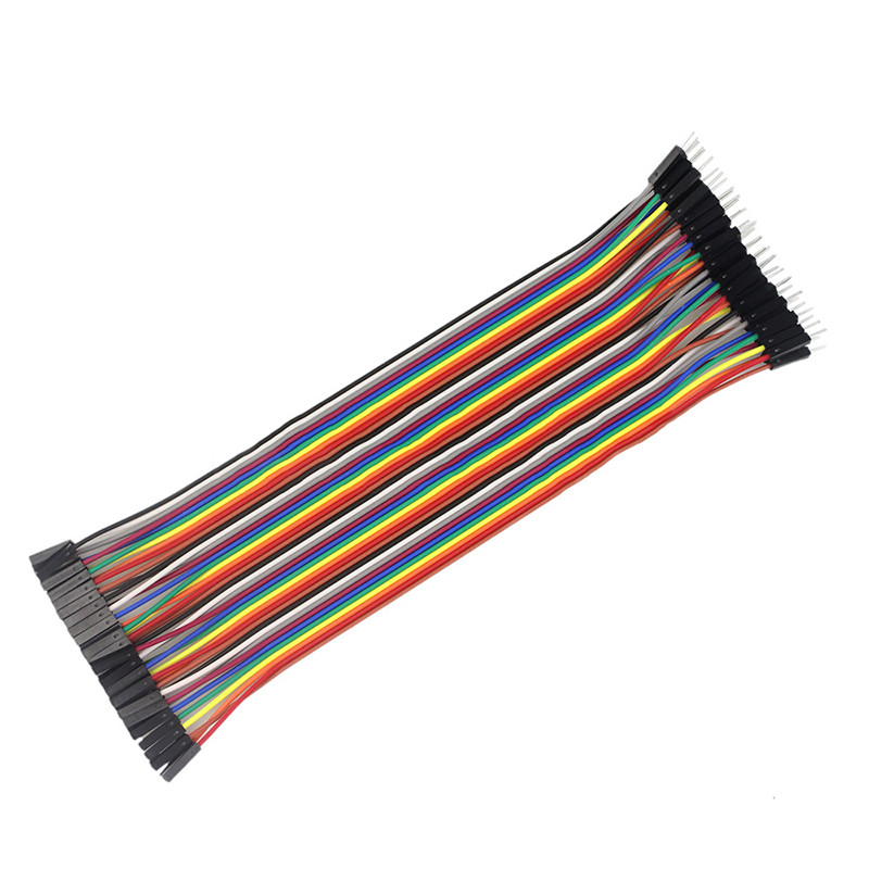 Copper PVC 10cm 20cm Breadboard Jumper Cable Male To Female